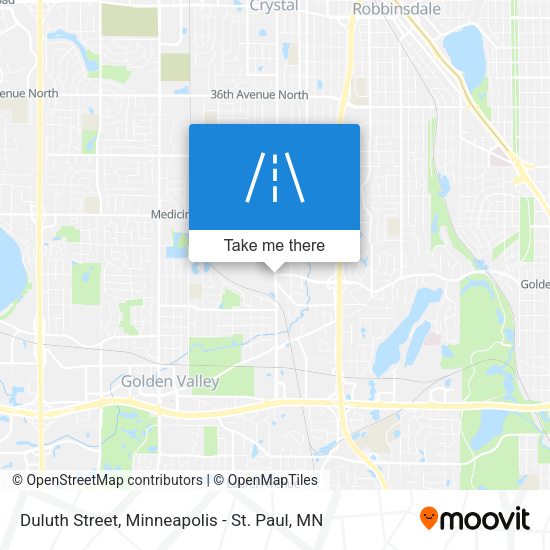 Duluth Street map
