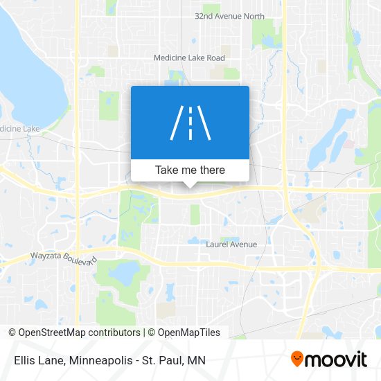 Ellis Lane map