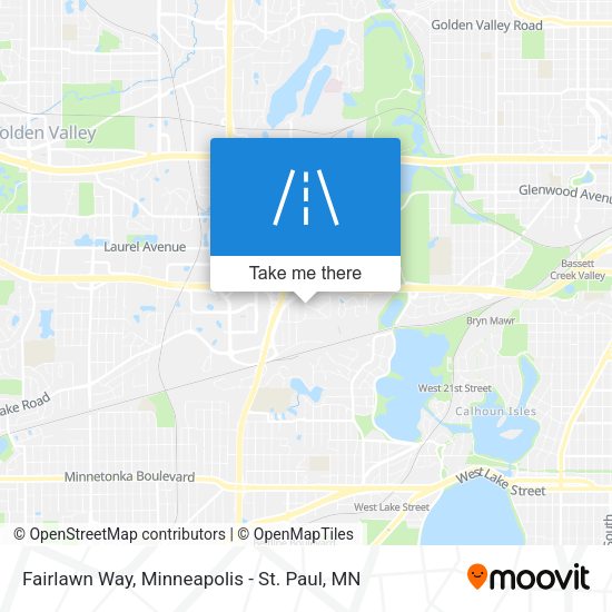 Mapa de Fairlawn Way