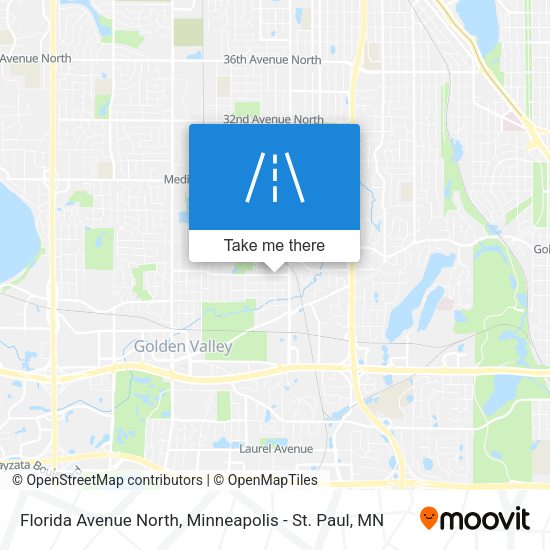 Florida Avenue North map