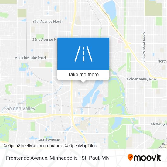 Frontenac Avenue map