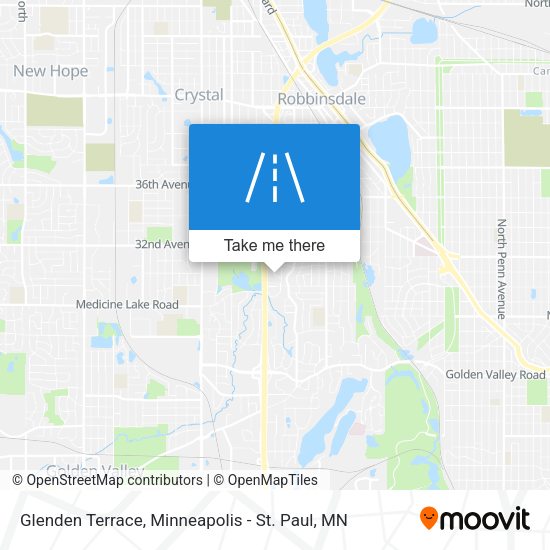 Glenden Terrace map