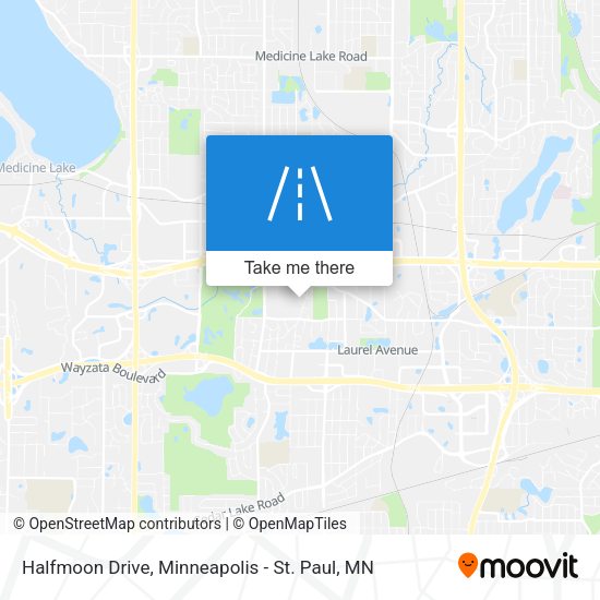 Mapa de Halfmoon Drive