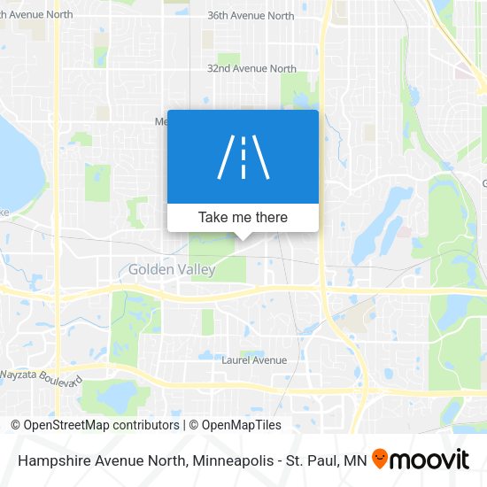 Hampshire Avenue North map