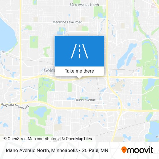 Mapa de Idaho Avenue North