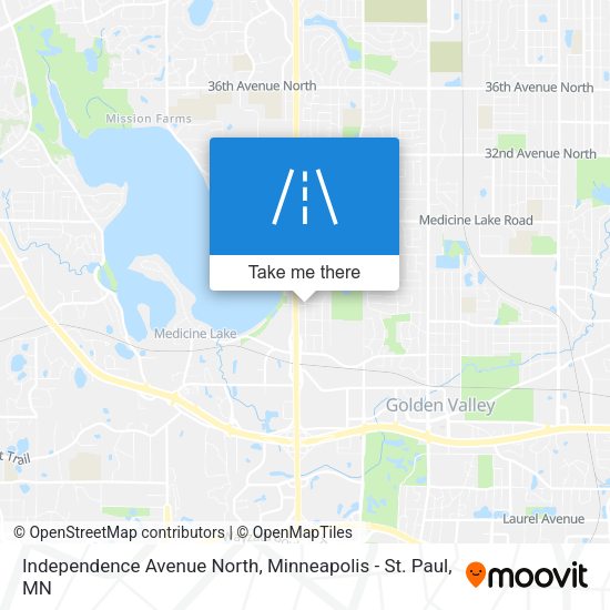 Independence Avenue North map