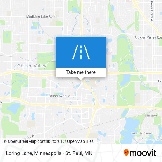 Mapa de Loring Lane