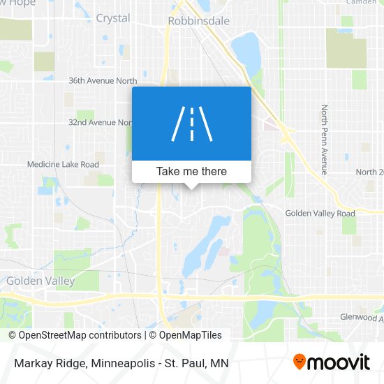 Markay Ridge map