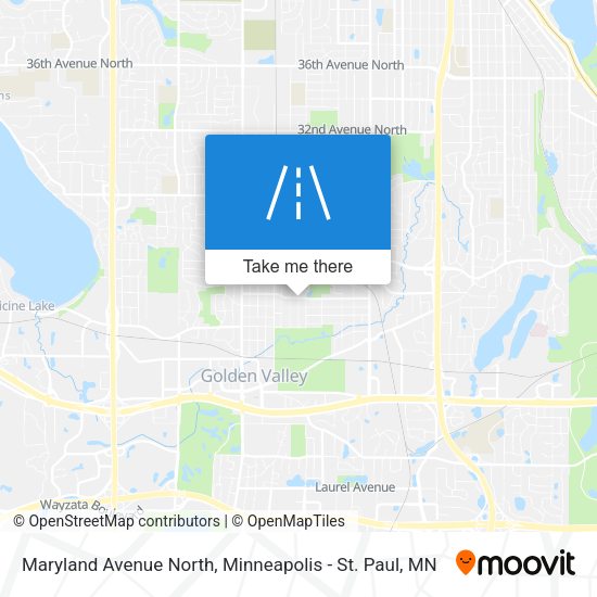 Maryland Avenue North map