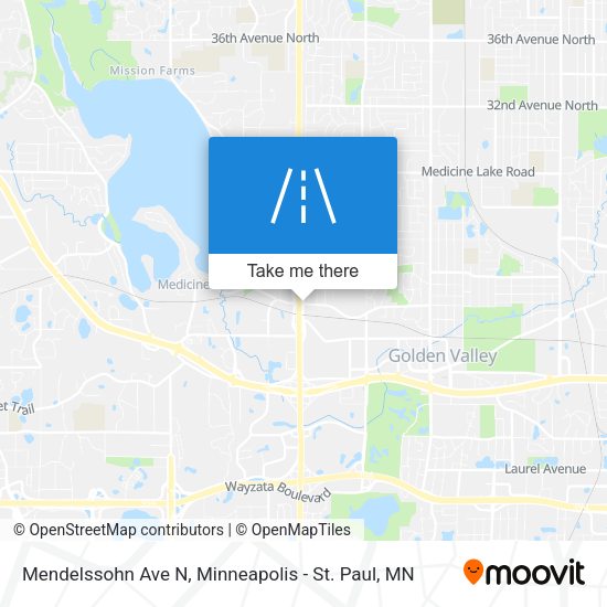 Mendelssohn Ave N map