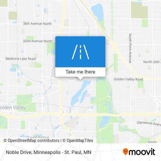 Noble Drive map