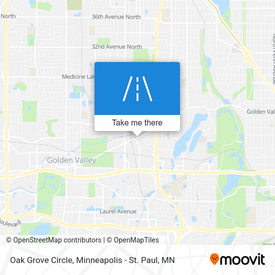 Mapa de Oak Grove Circle