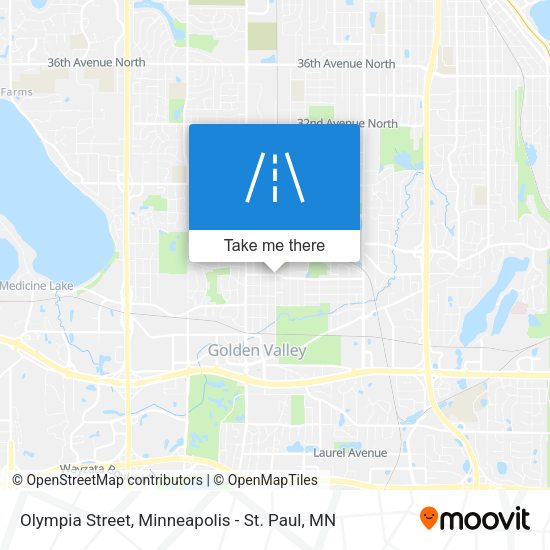 Olympia Street map