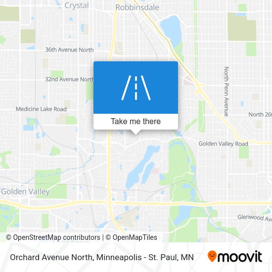 Orchard Avenue North map