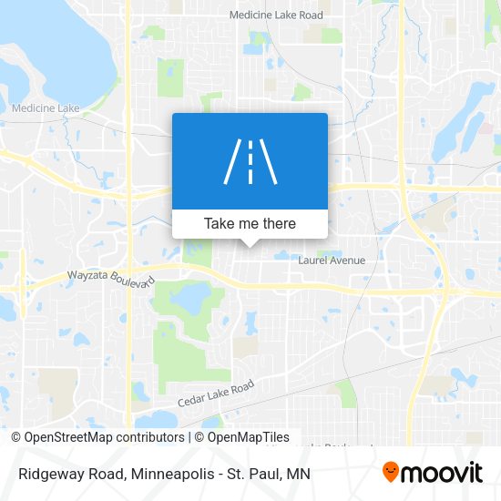 Ridgeway Road map
