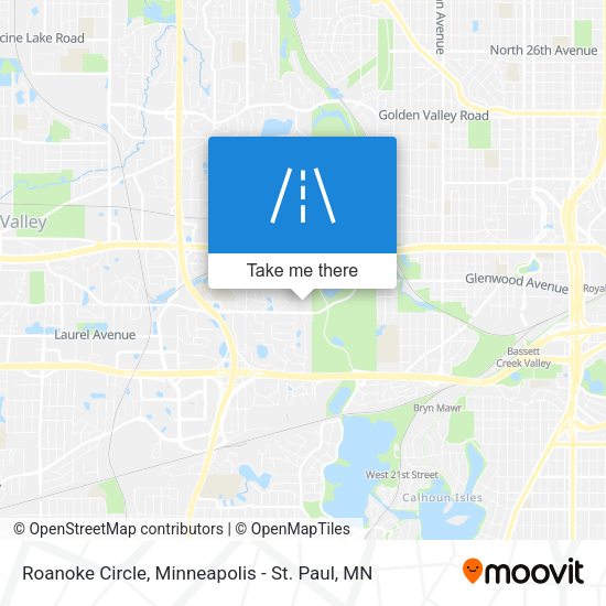 Roanoke Circle map