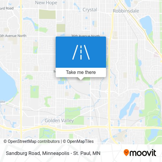 Sandburg Road map
