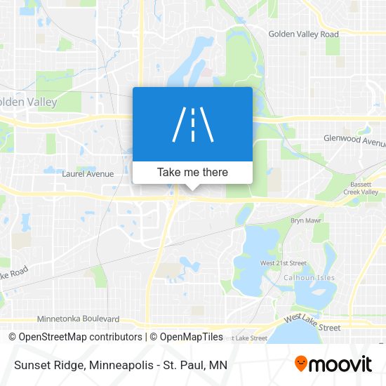 Sunset Ridge map