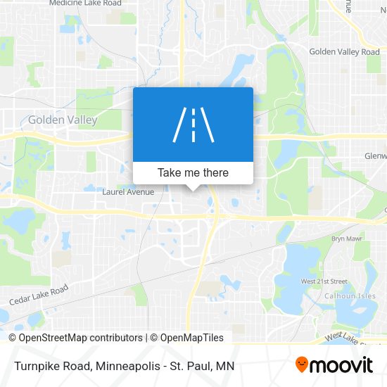 Mapa de Turnpike Road