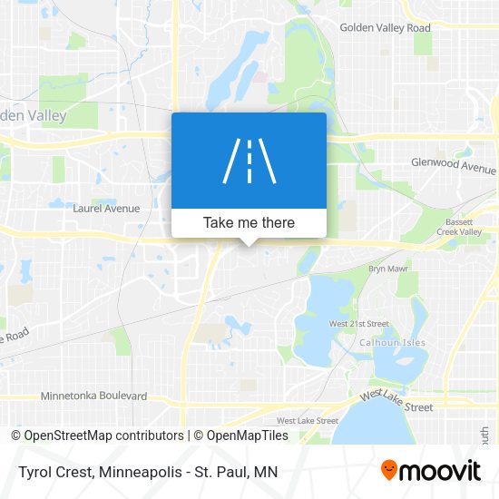 Tyrol Crest map