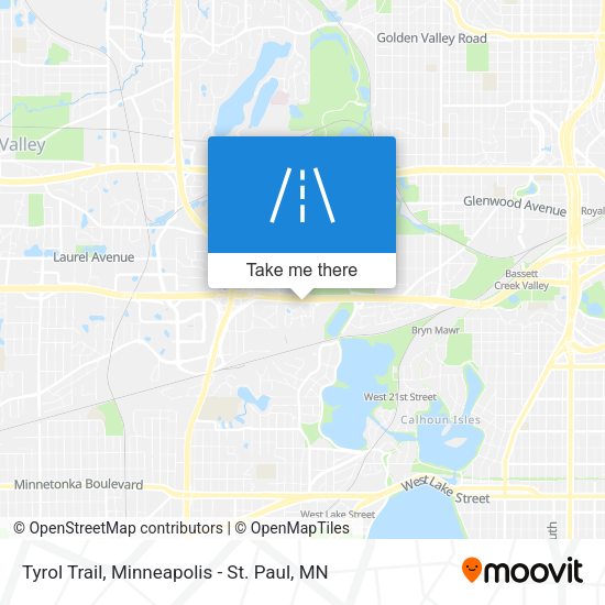 Tyrol Trail map