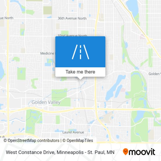 Mapa de West Constance Drive