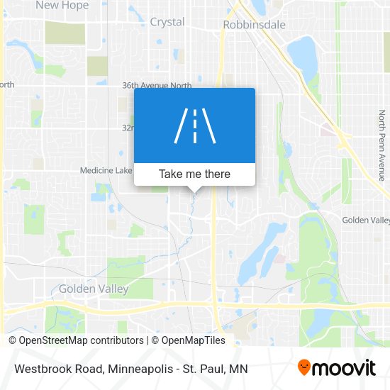 Westbrook Road map