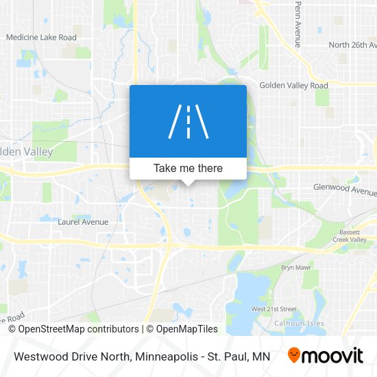 Mapa de Westwood Drive North