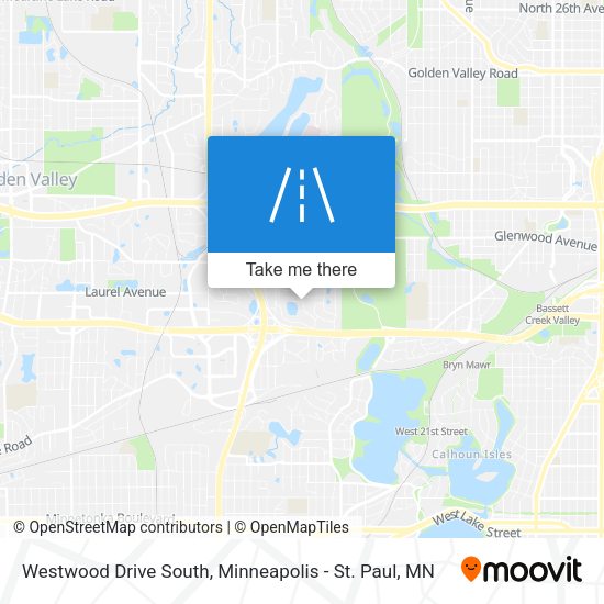 Mapa de Westwood Drive South