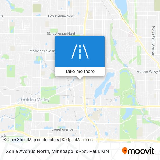 Mapa de Xenia Avenue North