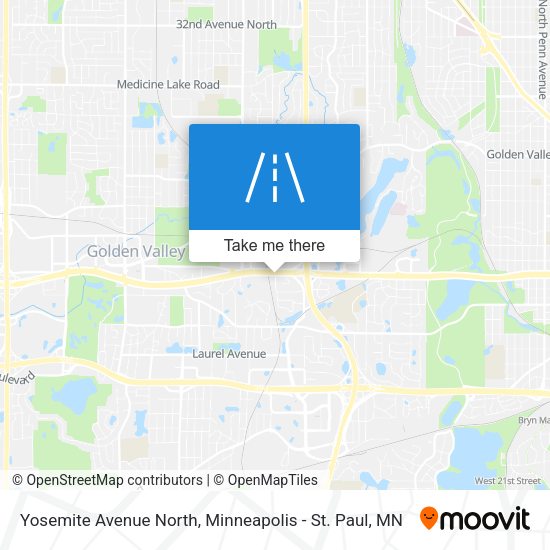 Yosemite Avenue North map