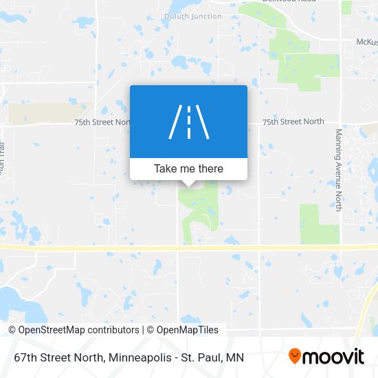 67th Street North map