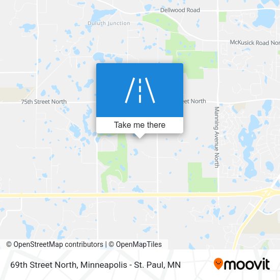 Mapa de 69th Street North