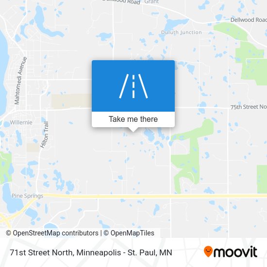 71st Street North map