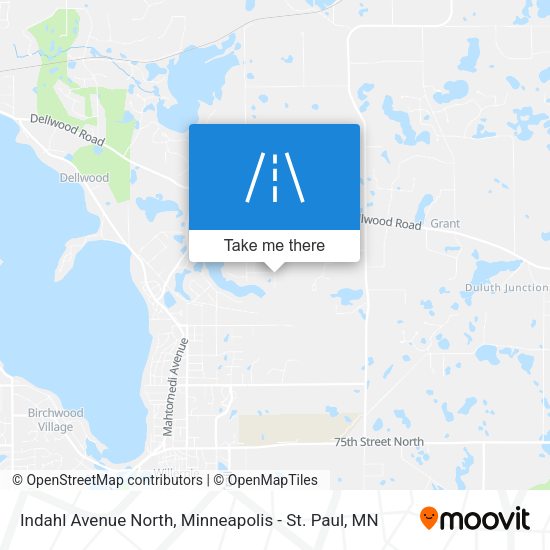 Indahl Avenue North map