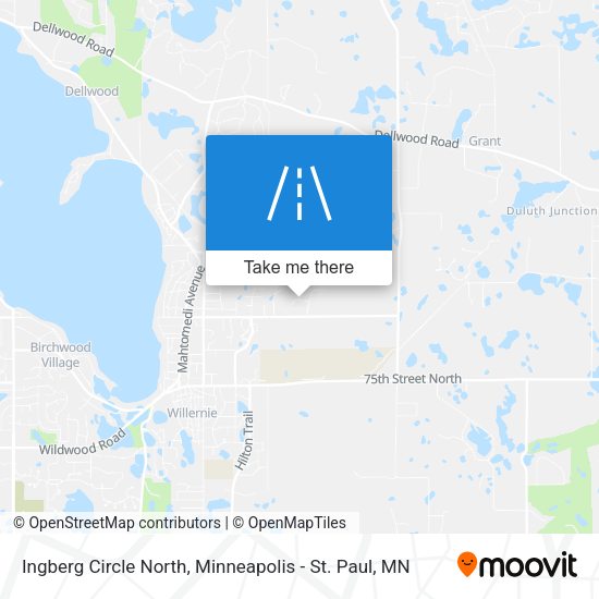 Ingberg Circle North map
