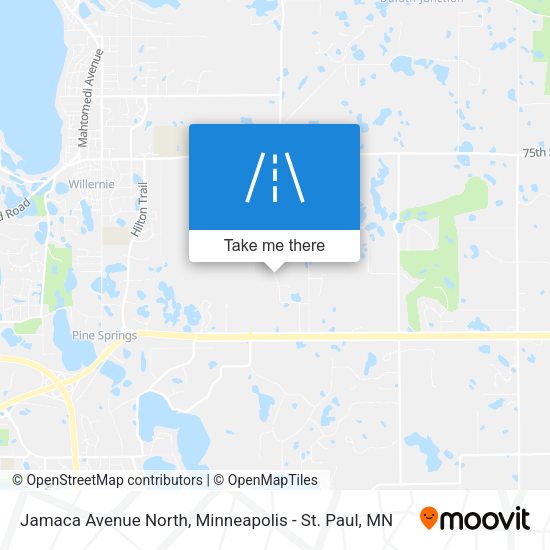 Jamaca Avenue North map