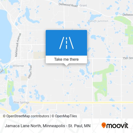 Jamaca Lane North map