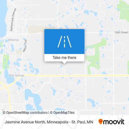 Jasmine Avenue North map