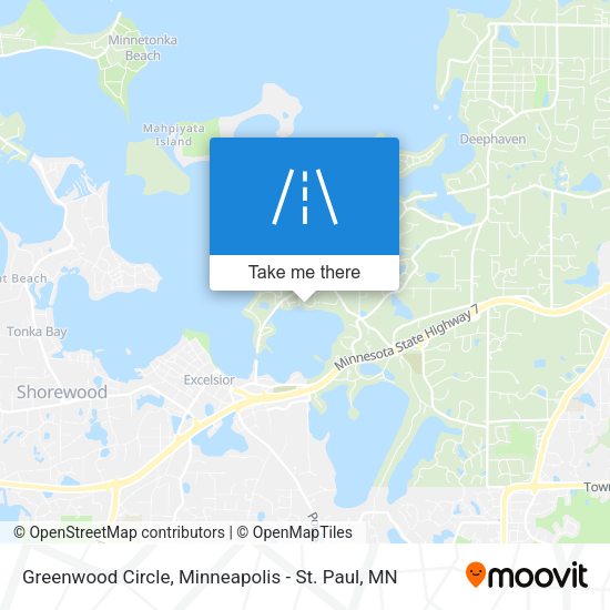 Greenwood Circle map