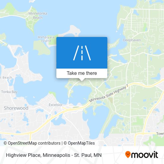 Highview Place map