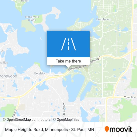 Mapa de Maple Heights Road