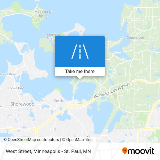 Mapa de West Street