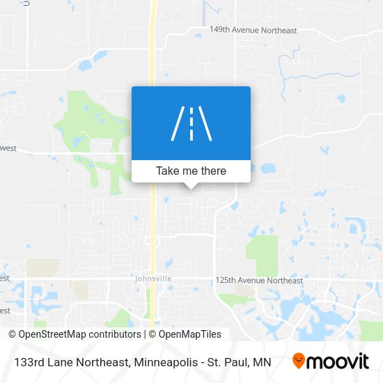 Mapa de 133rd Lane Northeast