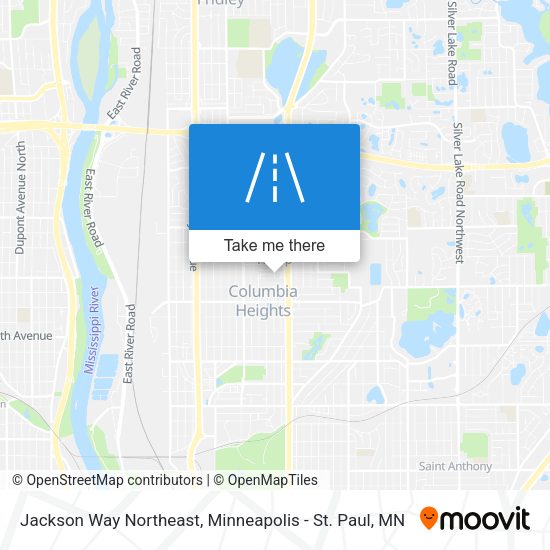 Mapa de Jackson Way Northeast
