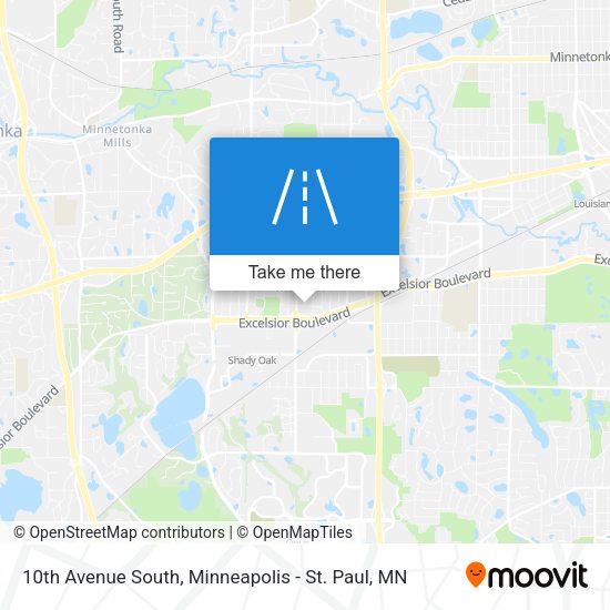 Mapa de 10th Avenue South