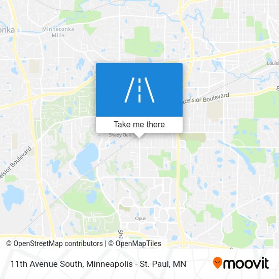 Mapa de 11th Avenue South