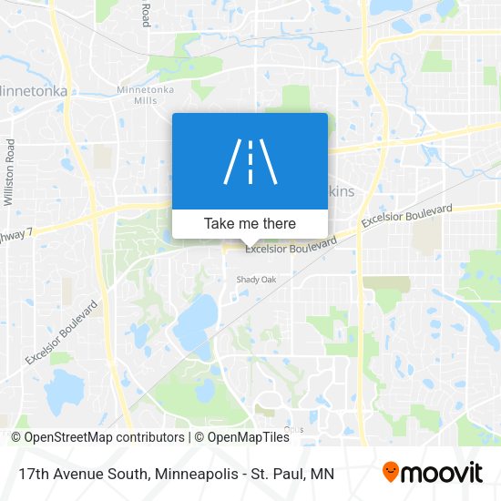 Mapa de 17th Avenue South