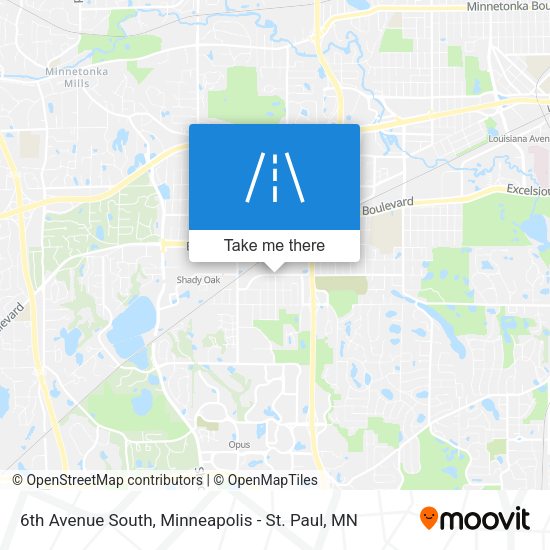 Mapa de 6th Avenue South