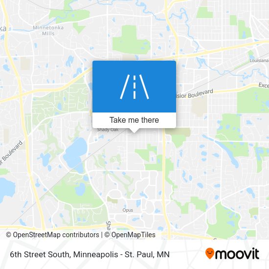 6th Street South map